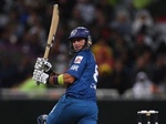 Crowd abuser: Herschelle Gibbs looks ready to bombard various sections of the crowd at Cuttack.